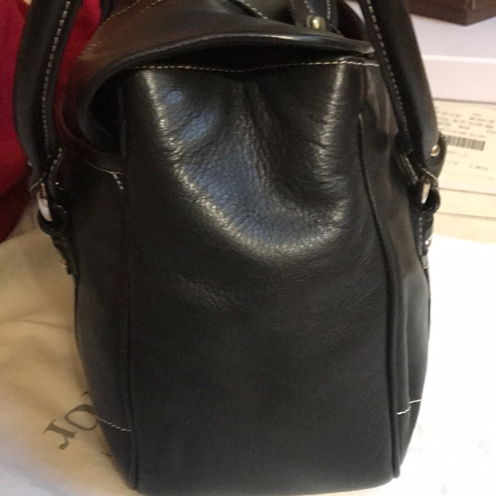 ❤️❤️ Christian Dior Black Leather Satchel - Picture 4 of 5